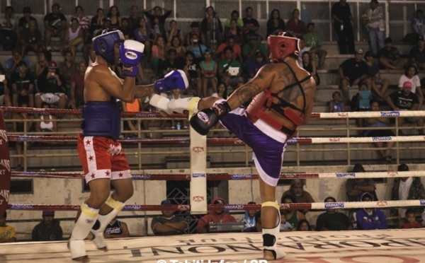Boxe thaï : combat spectaculaire entre Tahutini Tiatoa et Teiki Nauta, "Je suis quelqu’un qui ne lâche pas" (Vidéo du combat)