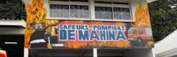 Une maison complètement détruite par un incendie à Mahina