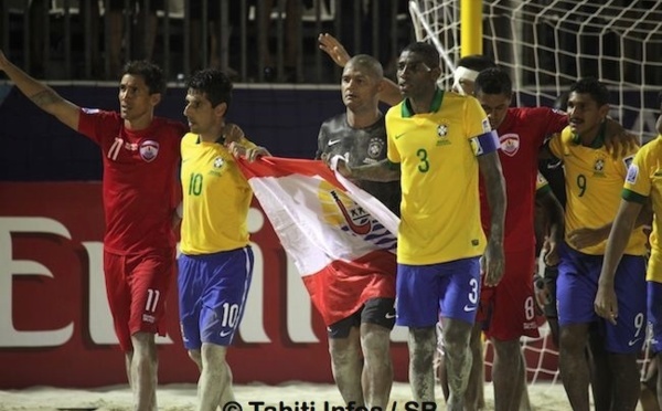 Les Tiki Toa perdent contre le Brésil mais font gagner la Polynésie !