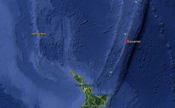 Puissant séisme de 6,7 au Nord de la Nouvelle-Zélande