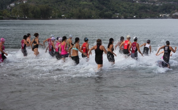 Triathlon- Une cinquantaine de femme dans l’eau, à pied et à vélo pour la 6e édition du Vahine Triathlon.