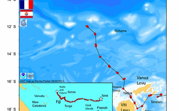 La tortue Ariti prend la direction de Wallis et Futuna