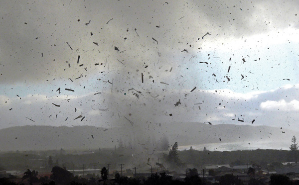 Une tornade fait d'importants dégâts matériels en Australie