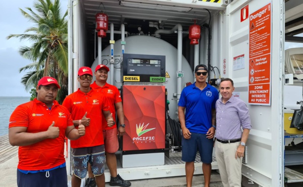 La première station marine de Papeete prête à faire le plein