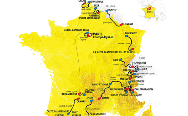Tour de France 2022: retour à l'Alpe d'Huez pour la Fête nationale