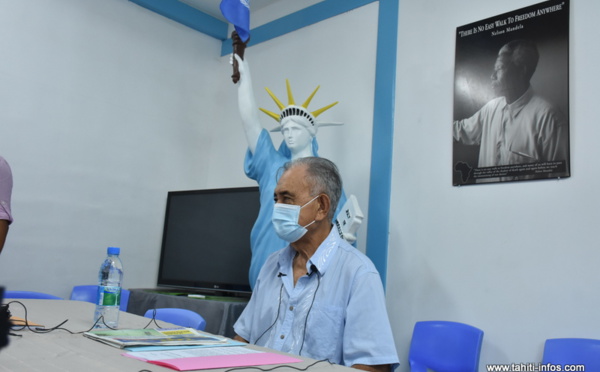 Oscar Temaru pour l'obligation vaccinale et le pass sanitaire