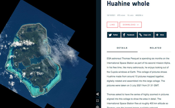 Thomas Pesquet capture nos îles sous tous les angles