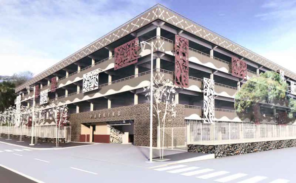 Un parking 500 places à Papeete en 2023