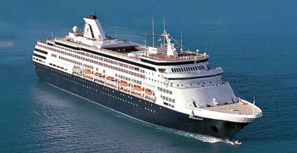 Escale du navire de croisière  "Statendam" à Papeete ce mercredi 23 octobre