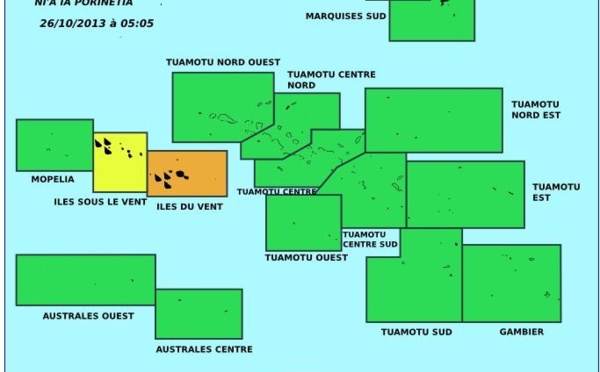Météo : vigilance orange sur les îles du vent en raison de fortes pluies