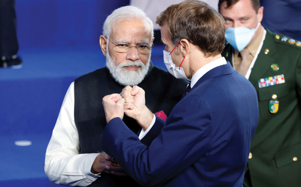 Indopacifique: Macron veut développer le partenariat avec l'Inde et l'Indonésie