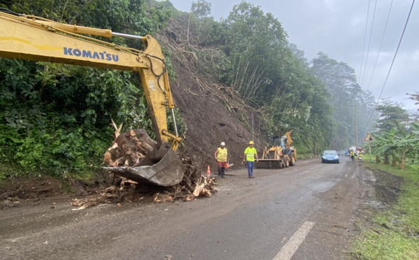 Éboulement à Hitia'a, le Pays appelé à l'aide