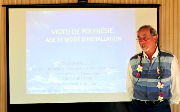 À Bora Bora, une conférence pour savoir tout sur les motu