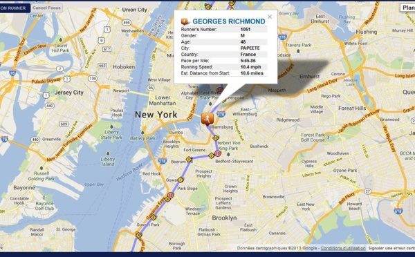 Le Tahitien Georges Richmond 2ème de sa catégorie au Marathon de New-York