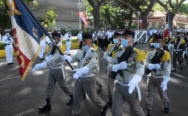 Les Morts pour la France honorés avenue Pouvana'a