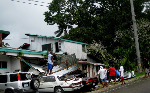 Le cyclone Haiyan a frappé en Micronésie