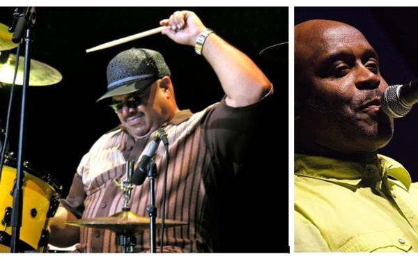 Dennis Chambers et Tony Lindsay, le batteur et chanteur de Santana à Tahiti le 4 décembre