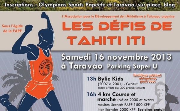 Athlétisme : les défis de Tahiti Iti proposent un semi marathon sur la Presqu’île