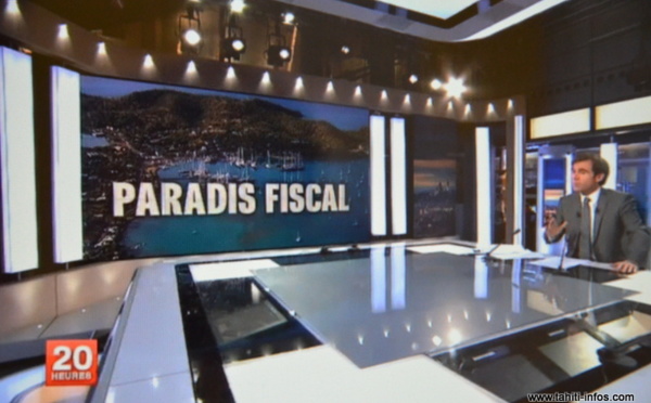 Le JT de France 2 taxe Tahiti de paradis fiscal