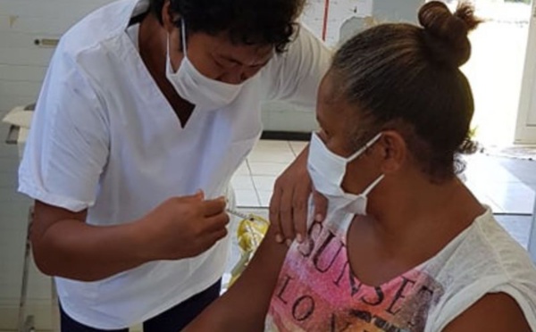 ​Campagne vaccinale à Makatea