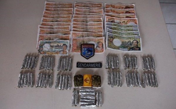 Un dealer de paka interpellé avec des sticks et une forte somme d'argent