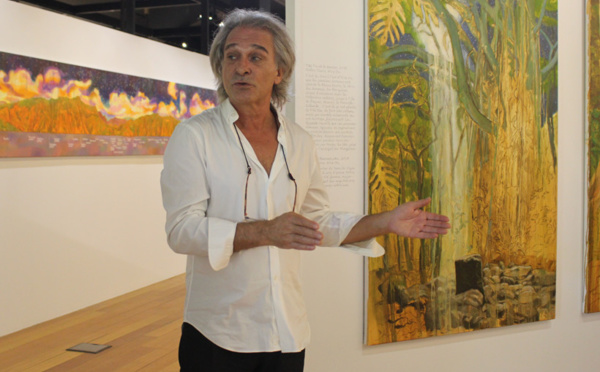 Les escales polynésiennes de Titouan Lamazou au musée 