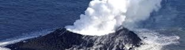 Une nouvelle île apparue au sud de Tokyo grossit à vue d'oeil