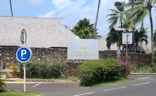 Un incendie dans l'entrepôt du Hilton Moorea