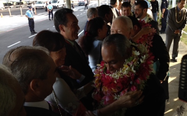 Victorin Lurel est arrivé ce matin