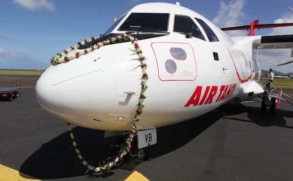 Air Tahiti: La cérémonie de bénédiction du nouvel ATR 42-600 s'est déroulée à Raiatea, l'île sacrée