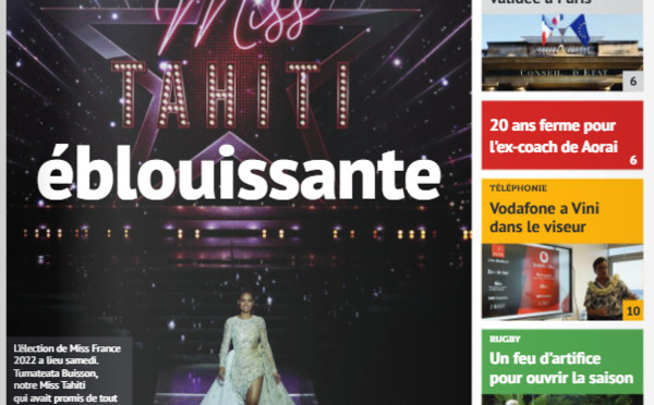 TAHITI INFOS N°2047 du 13 décembre 2021