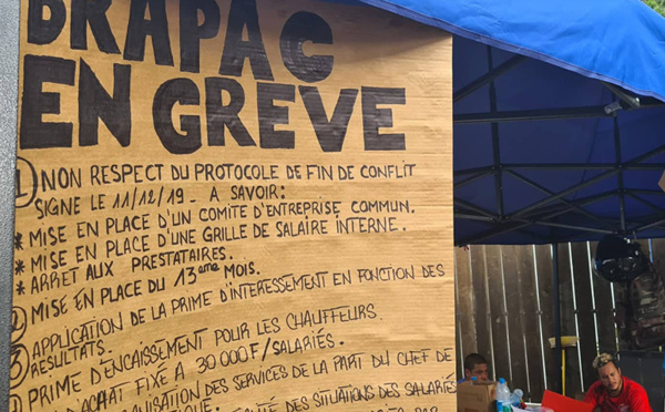 A la Brapac, les grévistes prêts à "aller jusqu'au bout"