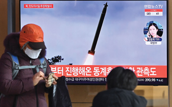 La Corée du Nord tire un projectile non identifié en mer