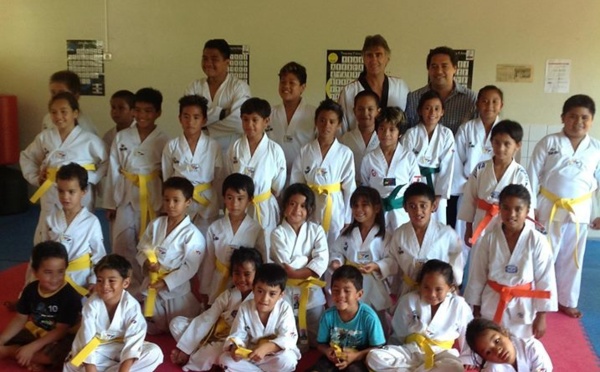 Premier passage de grade pour le Taekwondo Faa'a