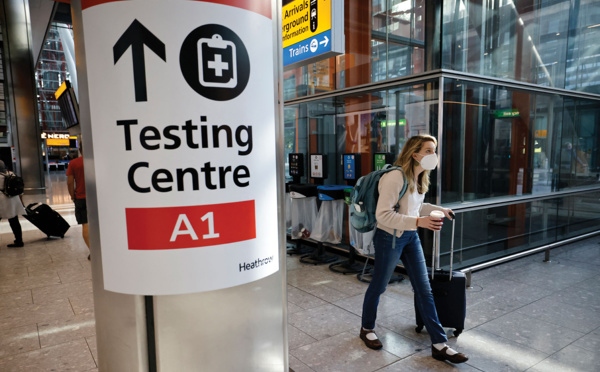 Royaume-Uni: les personnes vaccinées pourront venir en France sans motif impérieux