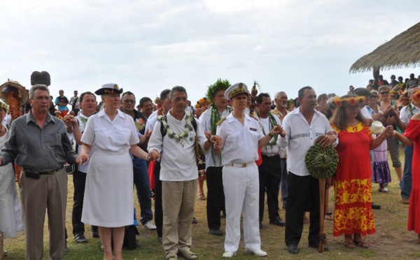 Déplacement du Haut-Commissaire à Ua Huka  à l’occasion de la cérémonie d’ouverture  du 3ème Mini Festival des Marquises
