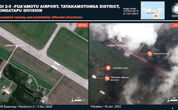 Tonga: les avions transportant l'aide d'urgence vont pouvoir atterrir