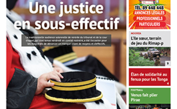 TAHITI INFOS N°2077 du 24 janvier 2022