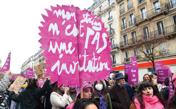 Forte hausse de 33% des violences sexuelles en 2021