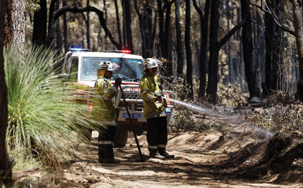 Australie: des feux de brousse menacent la périphérie de Perth