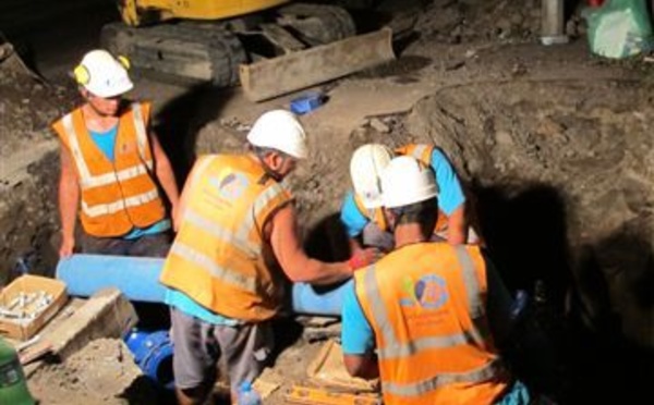 Pirae: travaux sur le réseau hydraulique, coupures à prévoir