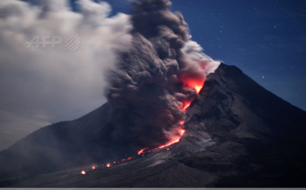 Indonésie: intensification des éruptions au volcan Sinabung