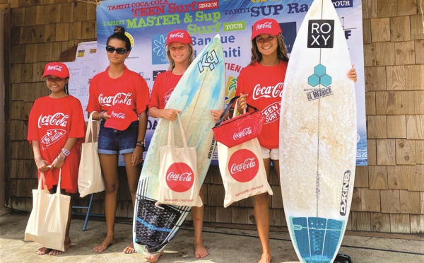 Les espoirs de la glisse en action à Papenoo