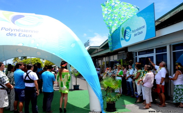 La Polynésienne des eaux ouvre son agence de Pirae