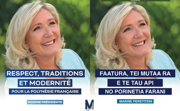 ​Marine Le Pen dévoile son programme pour la Polynésie