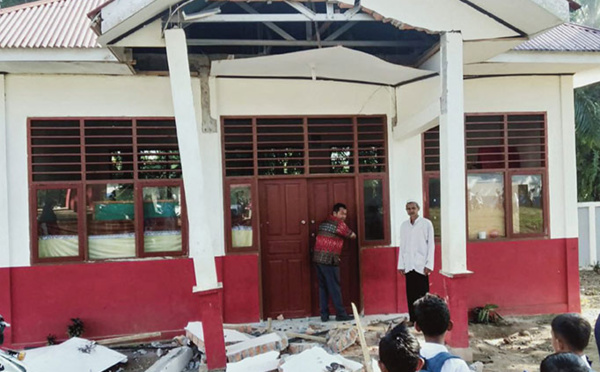 Indonésie: séisme de 6,2 au nord de Sumatra, au moins sept morts, 85 blessés