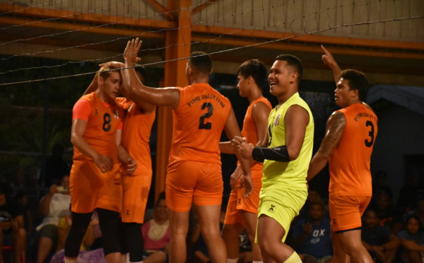 Le Pirae Volley-ball  domine Tiarei et conserve son titre de champion
