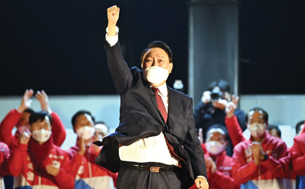 Corée du Sud: le conservateur Yoon Suk-yeol élu président
