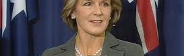 Julie Bishop en Papouasie-Nouvelle-Guinée