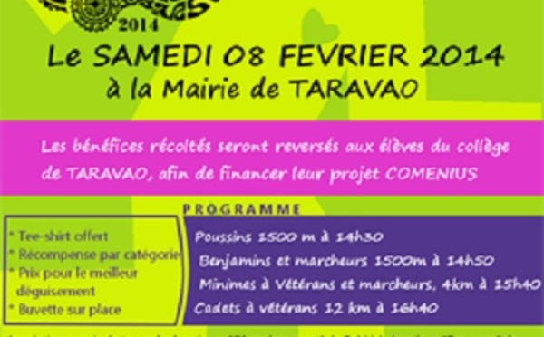 Taravao : la course MDR au profit de collégiens